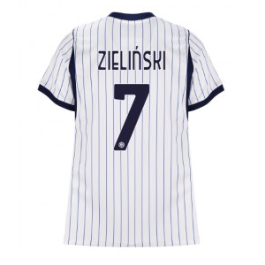 Inter Milan Piotr Zielinski #7 Jalkapallovaatteet Naisten Vieraspaita 2026-27 Lyhythihainen